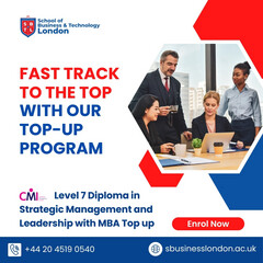 CMI Level 7 Diploma in Strategic Management and Leadership with MBA Top up